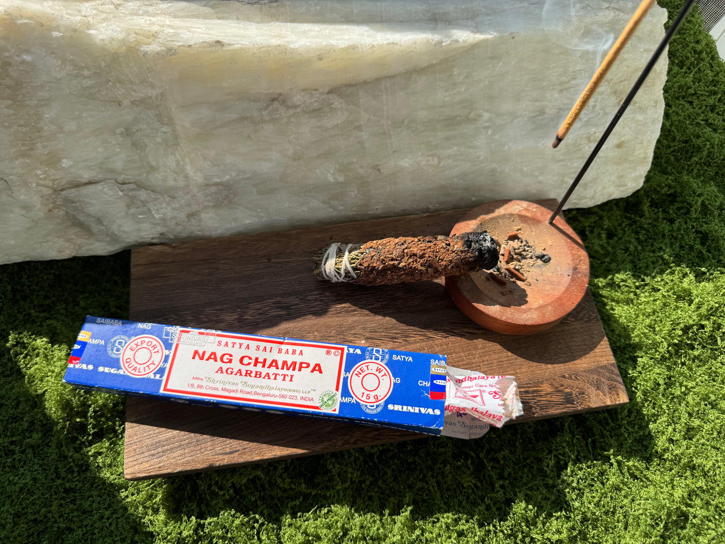 Incienso SATYA Nag Champa caja 15gr
