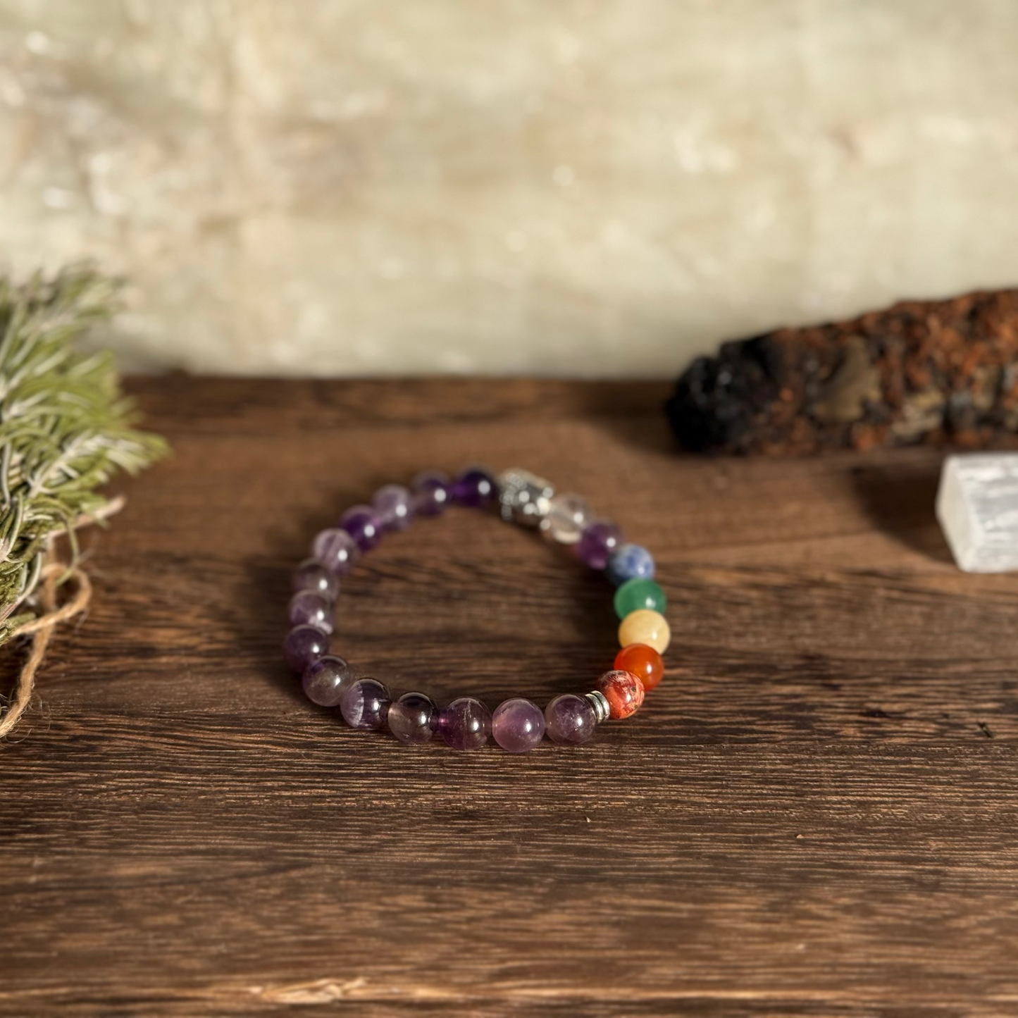 Pulsera Amatista Buda