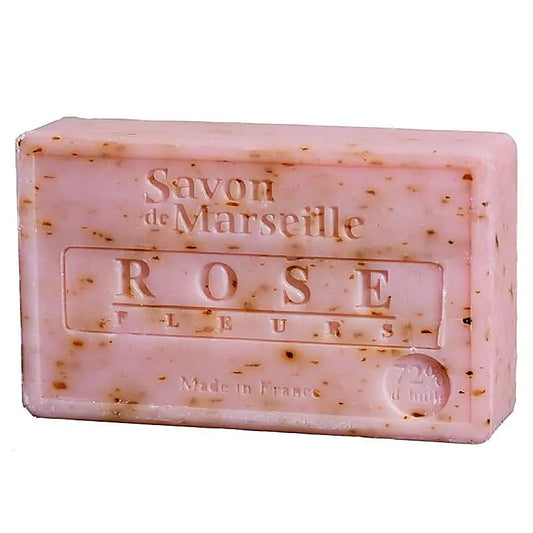 Jabón Natural de Marsella rectangular Pétalos de rosa