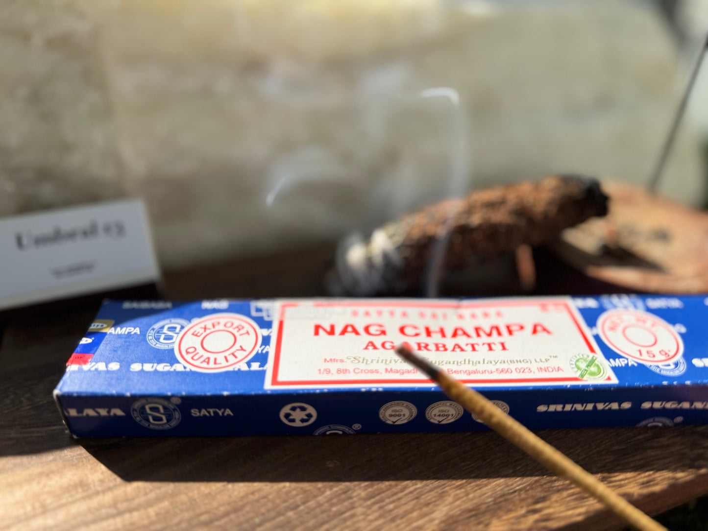 Incienso SATYA Nag Champa caja 15gr