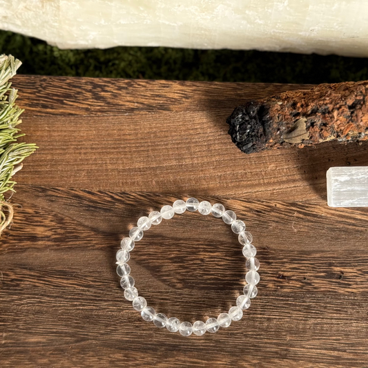 Pulsera cuarzo blanco